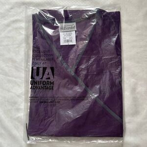 Uniform Advantage Violet Scrub Top